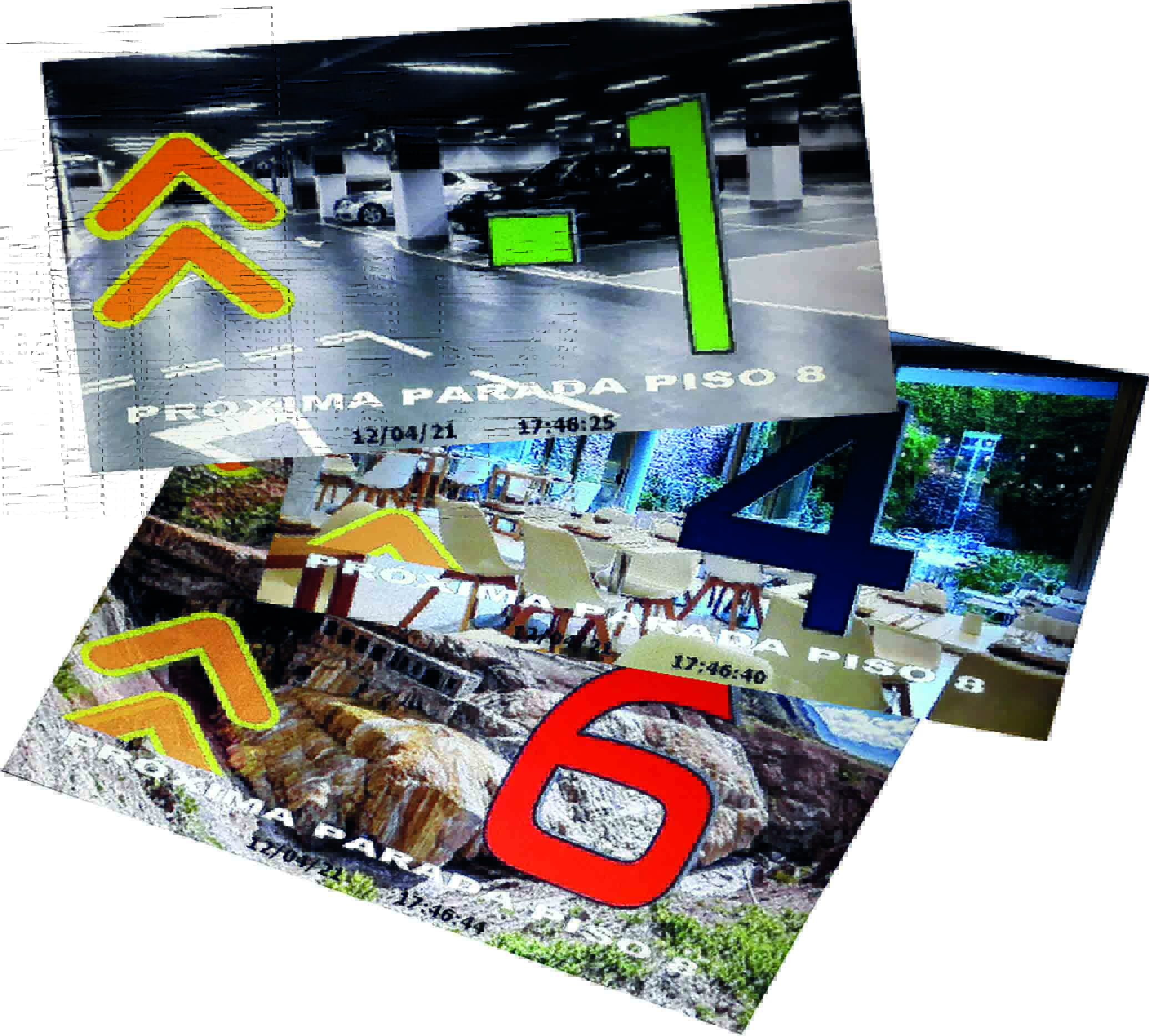 Display pantalla color 7”
